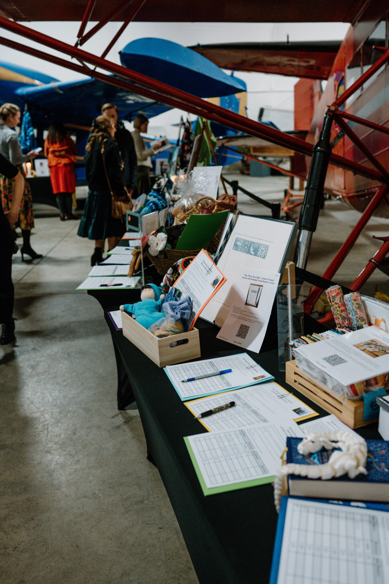 auction items at the spring gala